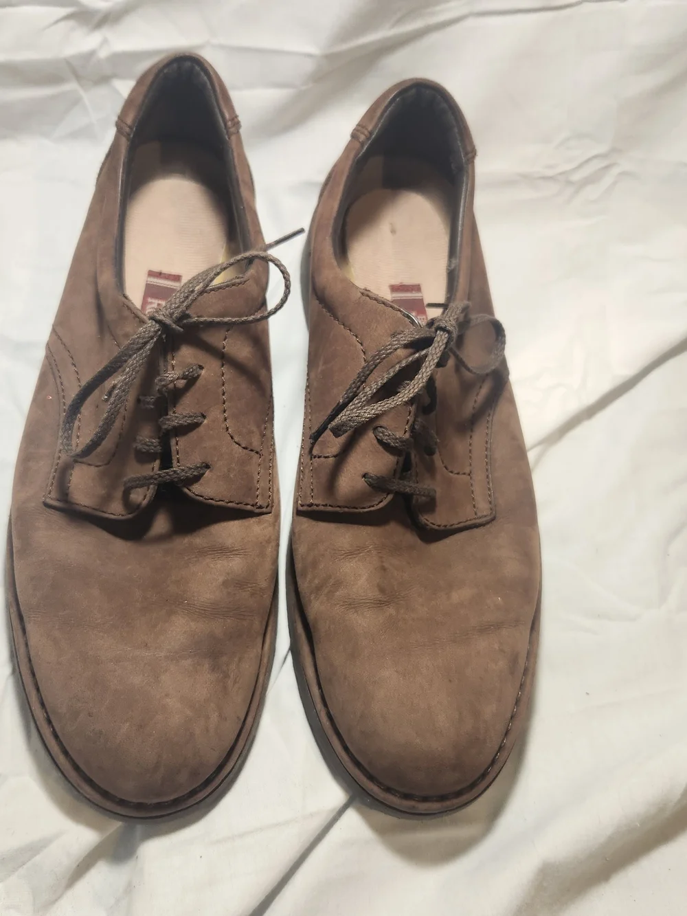 Rockport Men's Taupe Brown Lace-Up Oxfords 10